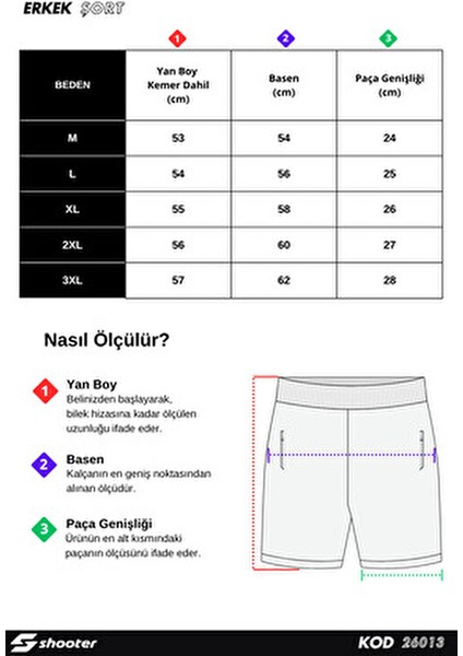 Baskı Detaylı Haki Erkek Şort Yazlık Rahat Kesim 77% Pamuk 17% Polyester 6% Elastan