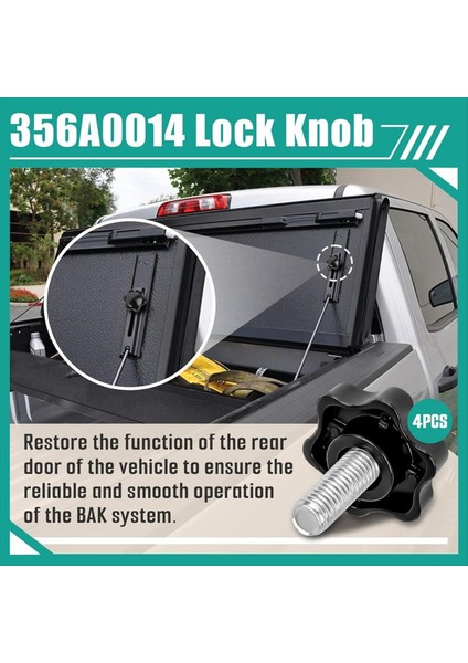 4pcs Kilit Düğmesi Değiştirme Bölüm 356A0014 Bakflip Mx4 G2 Tonneau Kapak Kilit Aksesuarları Yatak Kapağı Parçası Değiştirme (Yurt Dışından) modelleri