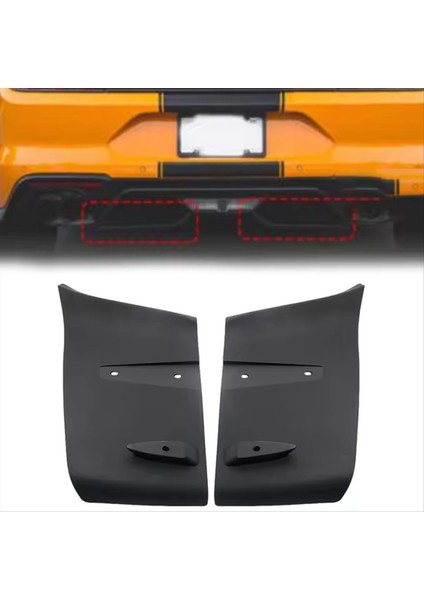 Abs Arka Tampon Dudak Hava Difüzör Valance Folyo Ford Aksesuarları Mustang 2018 2019 Gt R Stil Araba Dış (Yurt Dışından) modelleri