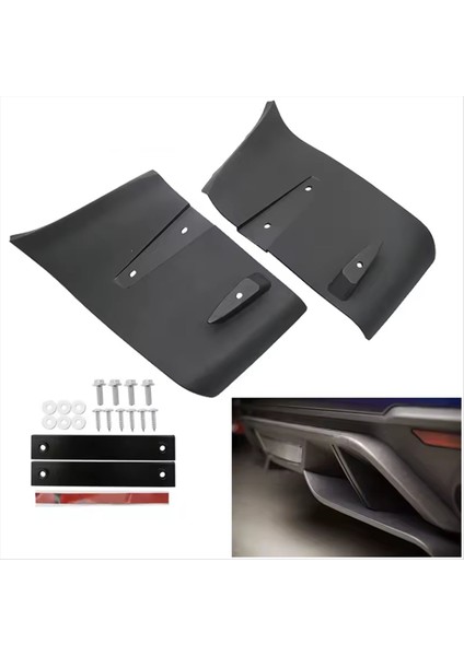 Abs Arka Tampon Dudak Hava Difüzör Valance Folyo Ford Aksesuarları Mustang 2018 2019 Gt R Stil Araba Dış (Yurt Dışından) fırsatları