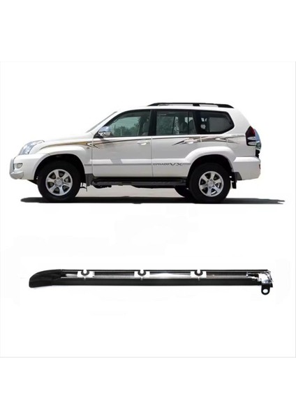 Land Cruiser Prado Için Pencere Kromu Veya Siyah Kauçuk Dış Üçüncü Prado 120 Lexus GX470 2002-2010 Için Weathersstrip (Yurt Dışından) fiyatları