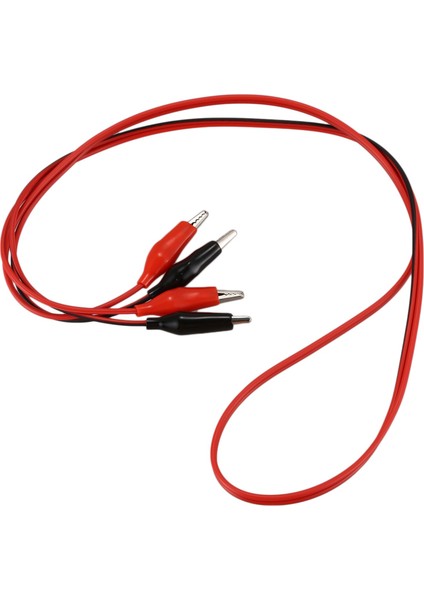 2x 1m Çift Uçlu Timsah Klipsleri Testi Kurşun Jumper Teli (Yurt Dışından) modelleri