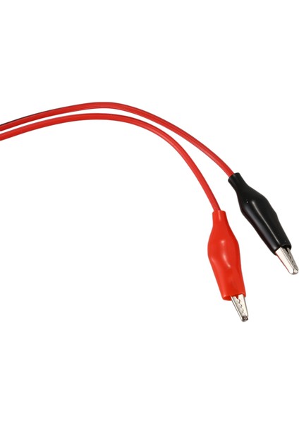 2x 1m Çift Uçlu Timsah Klipsleri Testi Kurşun Jumper Teli (Yurt Dışından) fırsatları