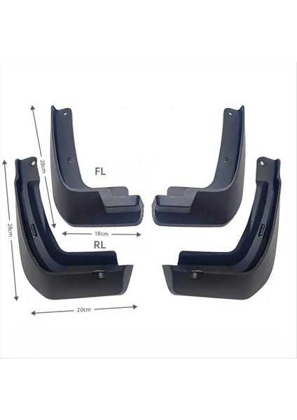 Çamurlu Çamurluklar Honda Fit Jazz 2020-2024 Mudguards Lastik Çamurlu Çamur Flaps Tekerlek Muhafızları Aksesuarları (Yurt Dışından) modelleri