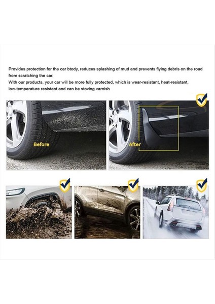 Çamurlu Çamurluklar Honda Fit Jazz 2020-2024 Mudguards Lastik Çamurlu Çamur Flaps Tekerlek Muhafızları Aksesuarları (Yurt Dışından) indirimleri