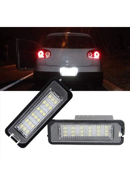 Volkswagen Golf 4 6 Polo-9n Passat Için 3x Araba LED Plaka Işığı (Yurt Dışından) fiyatları