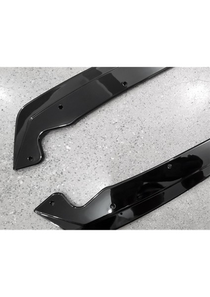 Bmw 5 Serisi Için G30 G38 2 Pcs Araç Arka Tampon Dudak Yan Spoiler Gloss Black 2018 2019 2020 2021 2022 2023 (Yurt Dışından) modelleri