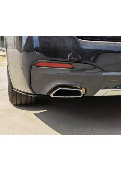 Bmw 5 Serisi Için G30 G38 2 Pcs Araç Arka Tampon Dudak Yan Spoiler Gloss Black 2018 2019 2020 2021 2022 2023 (Yurt Dışından) fırsatları