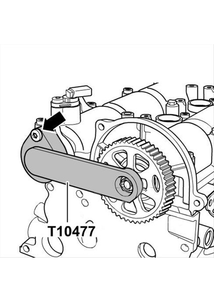 2 Pcs T10477 Motor Araç Set Jetta Santana Için Motor Zamanlama Araçları 1 4 ve 1 6 Zamanlama Özel Araçlar (Yurt Dışından) modelleri