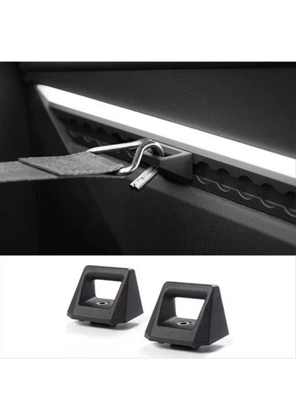 Tesla Cybertruck Için 2024 Arka Kova Çok Fonksiyonlu Enerji Track Hook 1paır Araç Takım Ekipmanları Parçalar 2 Pcs (Yurt Dışından) indirimleri