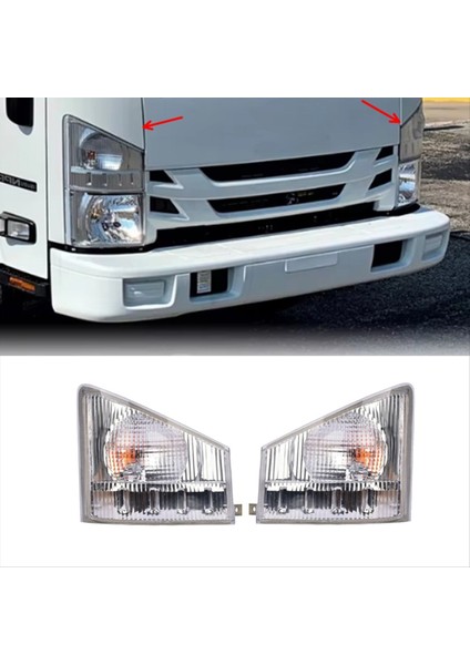 Araba Far Montajı Far Sisleri Isuzu Npr Nqr 700P 2008-2020 Için Köşe Işıklar (Yurt Dışından) fırsatları