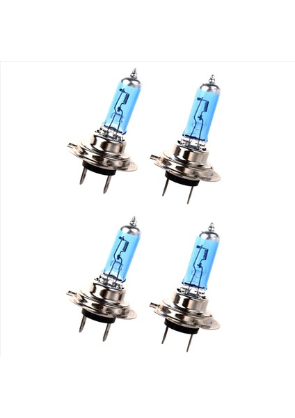 Araba LED Lambası - 8er Kit H7 6000K Xenon Gaz Halojen Far Lambası H7 Ampuller 100W 24V Akşam Yemeği Parlak Beyaz Aydınlatma (Yurt Dışından)