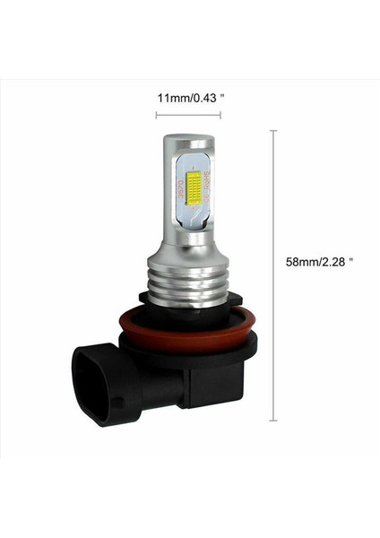 6x H11 H8 H16 80W 4000LM 3000K Sarı Tech LED Sis Işıkları Dönüşüm Spumperleri (Yurt Dışından) indirimleri