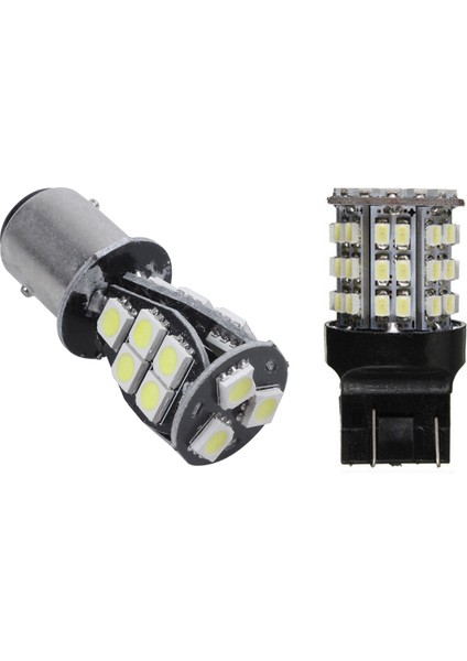 1157 P21W BAY15D 5050 18 Smd LED Kuyruk Freni Durdurma Ampul Beyaz 2x T20 7440 7443 64 Smd Beyaz 6000K Lamp 12V (Yurt Dışından) fiyatları
