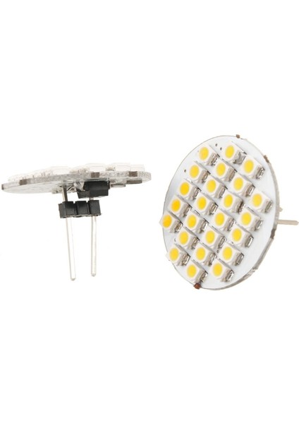 2 Adet Araba Otomatik Ilık Beyaz 1210 Smd 24 Leds Dikey G4 Geri Pim Ampul (Yurt Dışından)