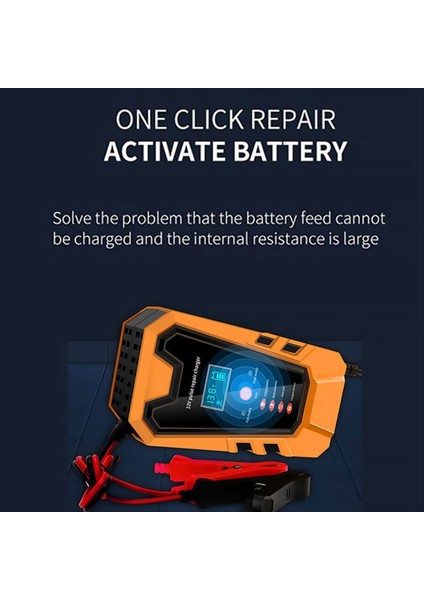 Araba 12V6A Otomatik Akıllı Motosiklet Otomotiv Onarım Bakımı Dijital Ekran Aşırı Araştırma Koruması Geniş Ab Fişi (Yurt Dışından) modelleri