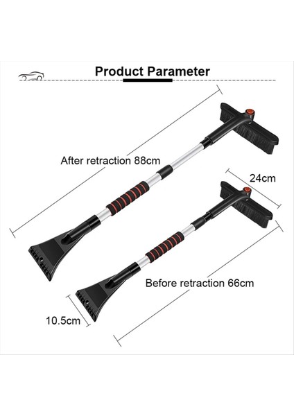 Araba Kar Kürek Uzatılabilir Buz Kazıyıcı Kar Fırçası Çıkarılabilir Ön Cam Kardan Çıkar (Yurt Dışından) fırsatları