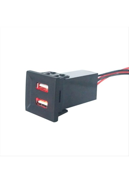 Vw T5 Transporter 2003-2009 Için Asr Dash Boş Anahtar Için Otomobil Çift USB Şarj Cihazı Adaptörü Soket Telefon Şarj Cihazı (Yurt Dışından) fiyatları