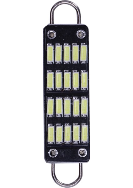 40X Ampul 44MM Parlak Beyaz Festoon LED Ampul 20 Smd Rijit Döngü 1 73 Inç Iç Kubbe Haritası LED Işıkları 561 562 567 564 (Yurt Dışından) indirimleri