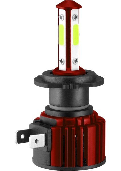 4x 4 Taraflı H7+H7 Combo LED Far Ampul Kiti 8000K Mavi Hı &amp Lo Işın 30000LM (Yurt Dışından) modelleri