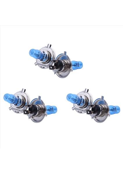 3paır H4 12V 100W / 90W 6000K Süper Parlak Beyaz Hafif Araba Xenon Lambalar Far Lambası (Yurt Dışından)