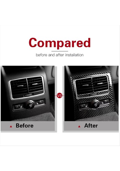 Karbon Fiber Araç Arka Klima Çıkış Valfi Çıkartması Ac Ası A6 4f C6 2005 -2011 Aksesuarlar Için Ac Kapak Çerçevesi Trim (Yurt Dışından) indirimleri