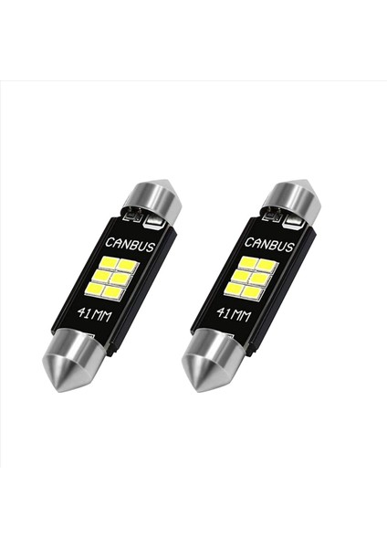 4x Son Derece Parlak 400 Lümen 3020 Yonga Seti Kanbus Hatasız LED Ampuller Iç Araba Işıkları Plaka Kubbesi 41MM (Yurt Dışından) fiyatları