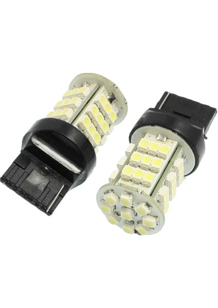 2 Adet Araba Beyaz 1210 3528 Smd 45 LED 7440 Yedek Ters Işık Lambası Ampulü (Yurt Dışından)