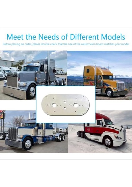 Karpuz Işık Montaj Plakası Kapı Kubbesi Ticari Kamyon Işık Plakası Peterbilt 359 379 389 Kenworth W900L (Yurt Dışından) fırsatları