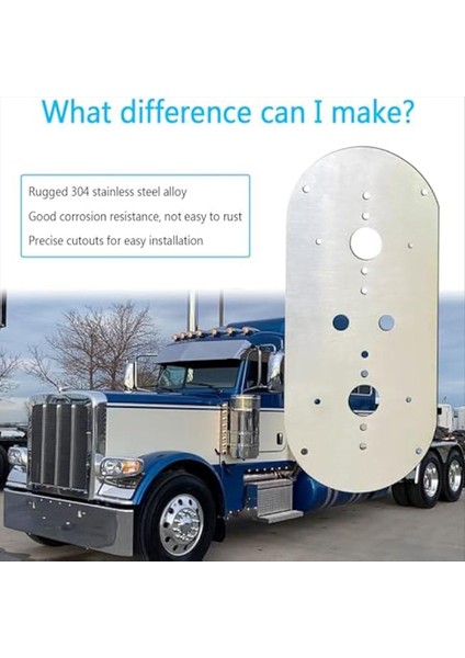 Karpuz Işık Montaj Plakası Kapı Kubbesi Ticari Kamyon Işık Plakası Peterbilt 359 379 389 Kenworth W900L (Yurt Dışından) indirimleri