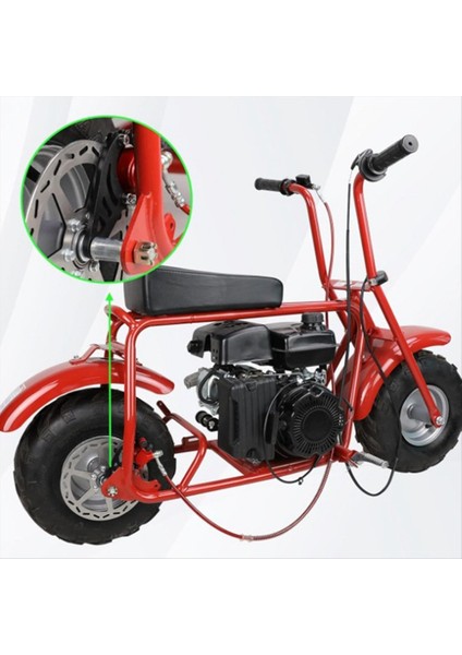 Coleman Için Mini Bisiklet Hidrolik Fren Braket Kiti CT100U 98CC 3 0hp Minibike Powersport Arka Fren Kaliper Montaj Parçaları (Yurt Dışından) indirimleri