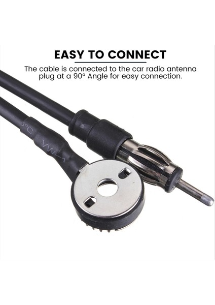 17 Inç Araba Çatı Radyo Anten Araba Radyosu 180 Derece Döner Taban ve 51 &quot Kablo Esnek Olan Am-Fm Kauçuk Anten (Yurt Dışından) fırsatları