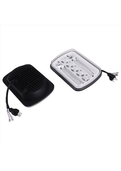 1 Çift 240W 5X7INCH 7X6INCH LED Far Hi-Lo Işın Halo Drl Jeep Cherokee Wrangler Xj Yj (Yurt Dışından)