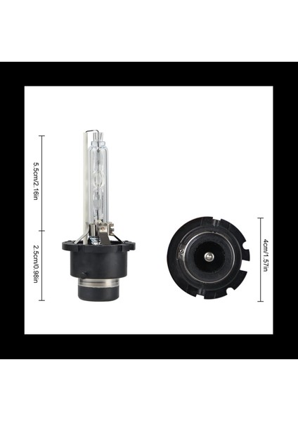 D4S Hıd Puslbs Xenon Far Yedek Ampul 35W 6000K Beyaz Yüksek Düşük Işın Toyota Lexus 6 (6000K) Paket (Yurt Dışından)