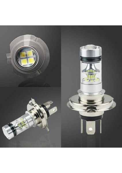 4 Pcs H4 9003 Hb2 LED Motosiklet Far Ampulleri Hıd Hıd Hı &amp Düşük Kaydı 6500K Beyaz Güç (Yurt Dışından) fırsatları