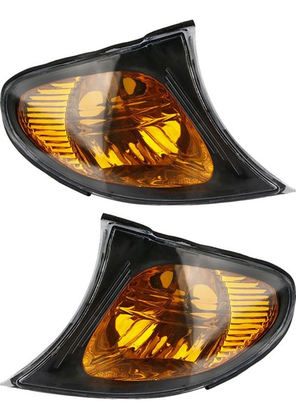 2 Pcs Amber Turn Sinyal Işık Köşesi Işık For-Bmw E46 3 Serisi 4-Door 2002-2005 Sağ ve Sol (Yurt Dışından)