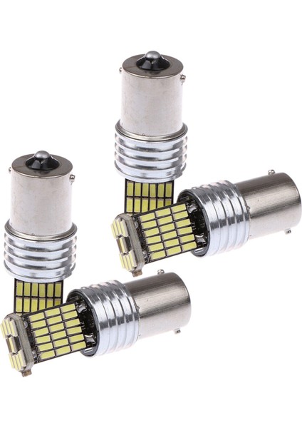 4x 1156LED Canbus 15 Smd BA15S P21W Yüksek Güçlü Beyaz 6000K Araba Fren Kuyruk Işığı (Yurt Dışından)