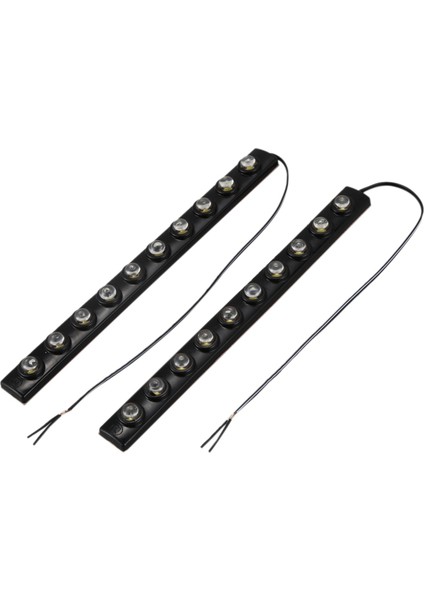 10 x 20W Gündüz Koşu Işıkları Otomatik Drl LED Sürüş Işıkları 10 Cob LED Araç Bağlığı 200LM Dc 12V (Beyaz Işık) (Yurt Dışından) fiyatları