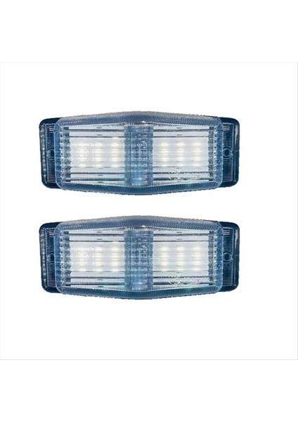 2pcs LED Işaretleyici Işıkları Ön Çift Brülör Göstergesi Lamba Için Scania Volvo Adam Benz Kamyon Kamyonu Ön Izgara Işık (Yurt Dışından)