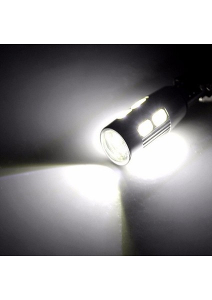 4pcs W5W T10 12V 6000K 5630 10 Smd Araba LED Ampul Kanbus Plakası Yan Dönüş Singal Işık Süper Parlak Beyaz (Yurt Dışından) indirimleri