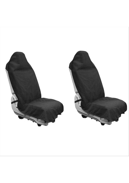 2 Adet Makine Yıkanabilir Havlu Koltuk Kapağı Kayma Önleyici Su Geçirmez Ter Geçirmez Süper Emici Araba Kamyonu Suv Koltuk Kapağı (Yurt Dışından)