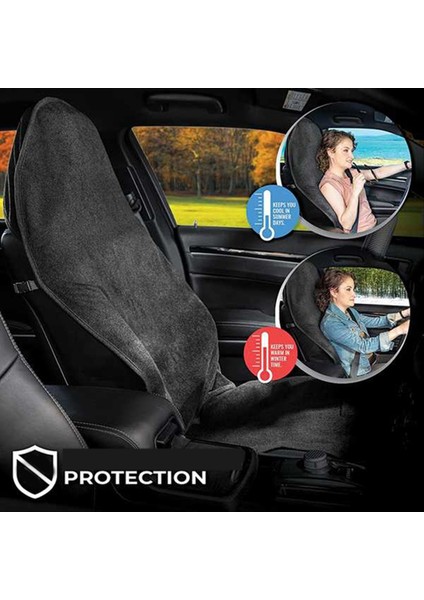 2 Adet Makine Yıkanabilir Havlu Koltuk Kapağı Kayma Önleyici Su Geçirmez Ter Geçirmez Süper Emici Araba Kamyonu Suv Koltuk Kapağı (Yurt Dışından) fiyatları