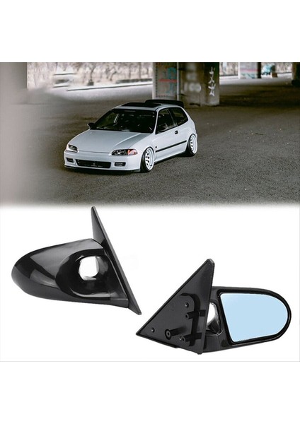 Jdm Yarış Kılavuzu Ayarlanabilir Kaşık Araba Yan Dikiz Bakış Aynası Honda Civic Için (Yurt Dışından) indirimleri