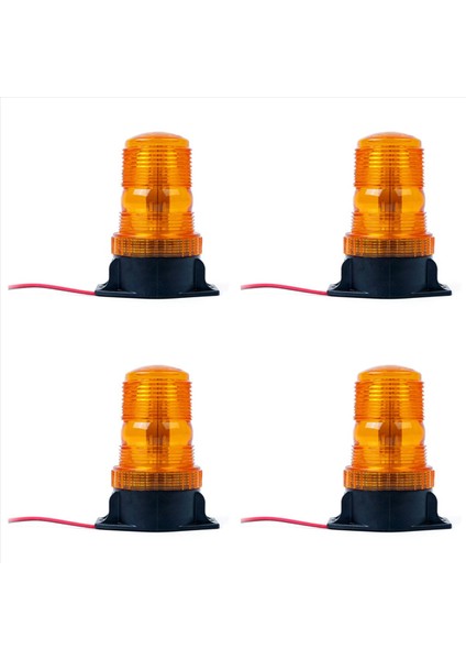 4x Forklift 30 LED Beacon Light Flaş Lambası Tehlike Acil Durum Yanıp Sönen Uyarı Kehribar (Yurt Dışından)
