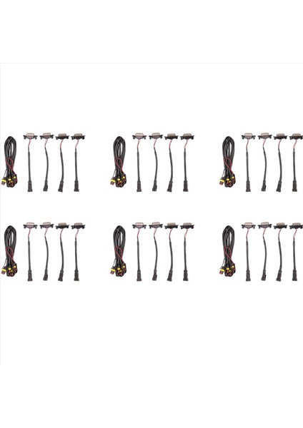 2016-2021 Için 6x Toyota Tacoma Trd Pro / 2019-2021 Rav4 LED Ön Izgara Füme Amber Işık Gündüz Işık Lambası (Yurt Dışından)