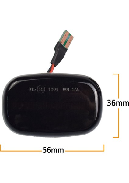 2x Araç Dinamik LED Işaretleyici Işık Turn Sinyal Toyota Corolla Celica T19 T20 23 Rav4 (Yurt Dışından) fırsatları