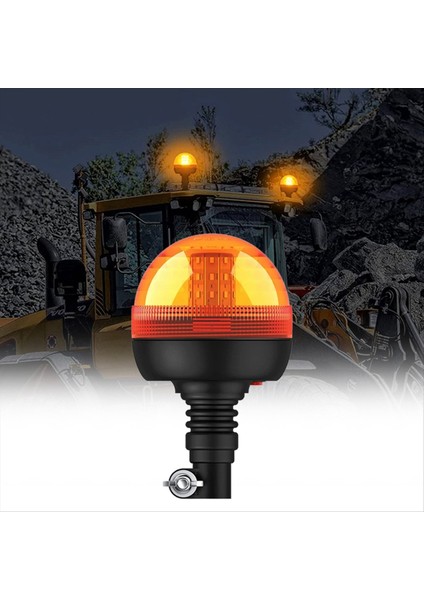 John Deere Traktör Kamyonu Için LED Dönen Uyarı Işığı Kehribar Esnek Acil Durum Flaş Lambası Beacon Ormancılık (Yurt Dışından) fiyatları