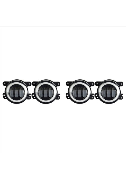 2pcs 4 Inç Melek Gözler LED Sisli Sisli Araba Ön Sisli 15000LM Yedek Otomatik Lamba Drl Sürüş Sis Lambası Için Sis Lambası (Yurt Dışından) fiyatları