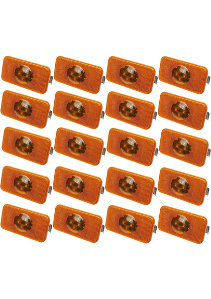 20X 24V Araba Kamyonu LED Yan Işaretçi Işık Amber Gösterge Lambası 4 Volvo Kamyonlar Için LED Fm/fh (Yurt Dışından)