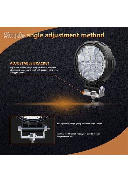 Yuvarlak LED Dağınık Işık Kapsülleri 2pcs 4 Inç 140W LED Yol LED Iş Işıkları Hendek Lambası Lambası Su Geçirmez Atv Işıkları (Yurt Dışından)